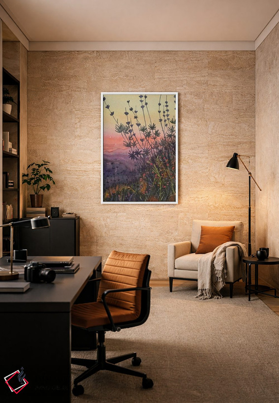 تابلو دکوراتیو غروب گرم توپانگا اثر لویزا میلیسنت - D4W