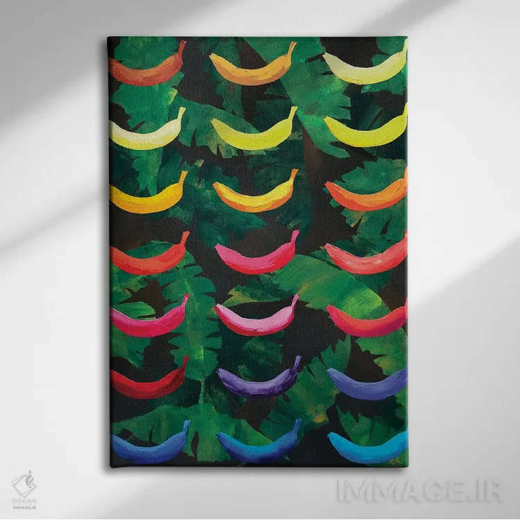 تابلو دکوراتیو موزهای بی پایان II اثر لنا اسمیرنوا - نمای روبهرو روی دیوار