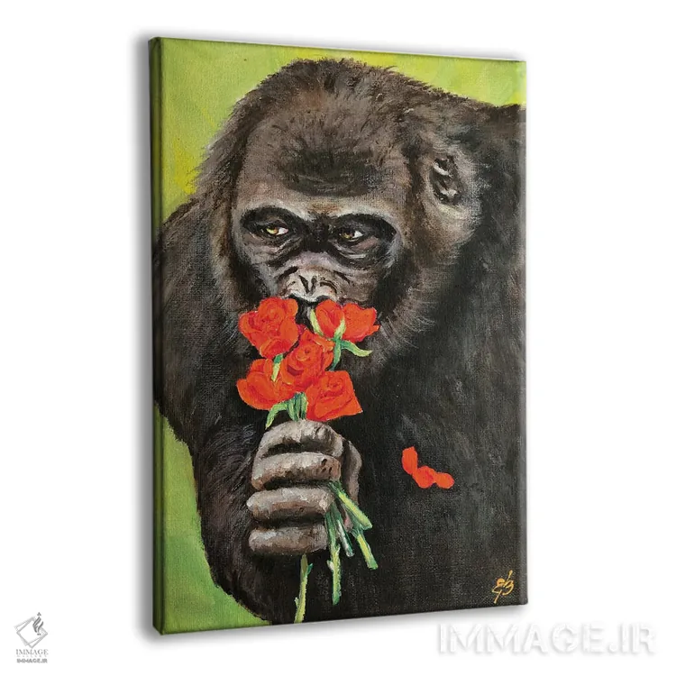 تابلو دکوراتیو من هم دوستت دارم اثر لنا اسمیرنوا - نمای پرسپکتیو محصول