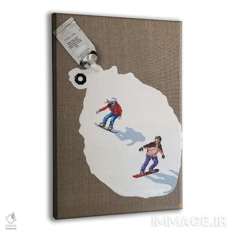 تابلو دکوراتیو مسیر V اثر لنا اسمیرنوا - نمای پرسپکتیو محصول