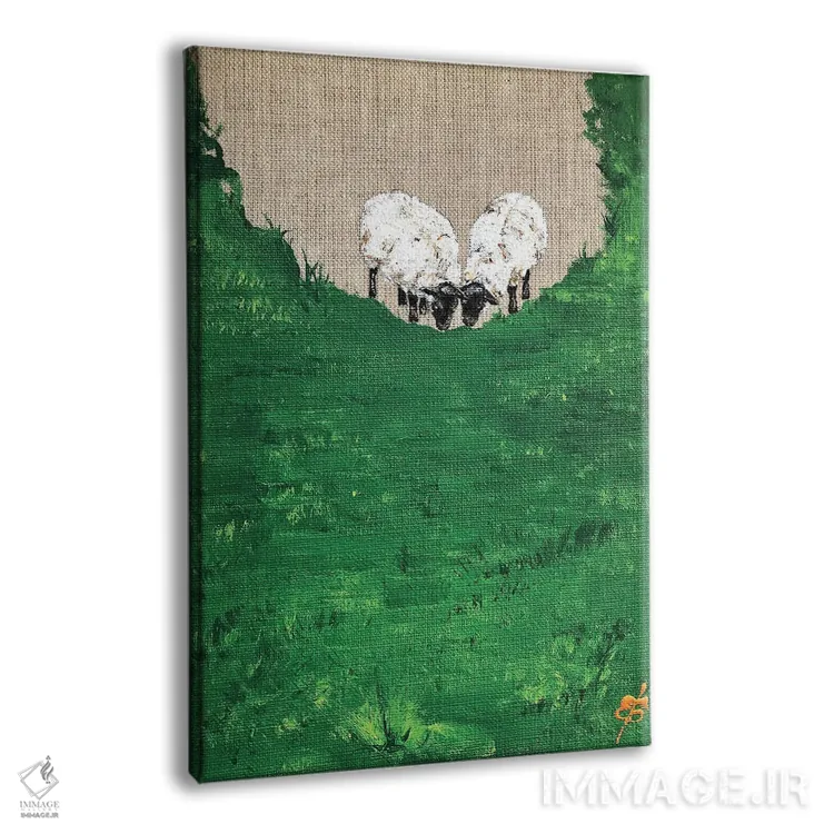 تابلو دکوراتیو بع بع اثر لنا اسمیرنوا - نمای پرسپکتیو محصول