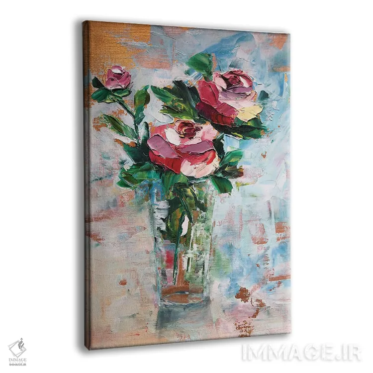 تابلو دکوراتیو تابستان یعنی گل صدتومانی اثر لنا اسمیرنوا - نمای پرسپکتیو محصول