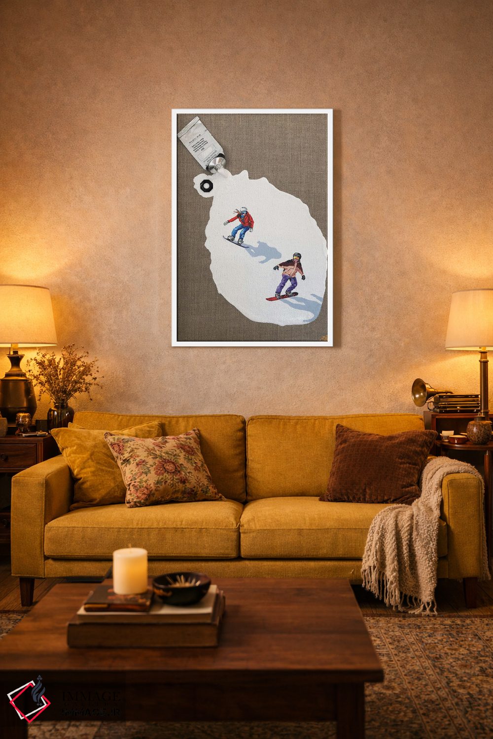 تابلو دکوراتیو مسیر V اثر لنا اسمیرنوا - D1W