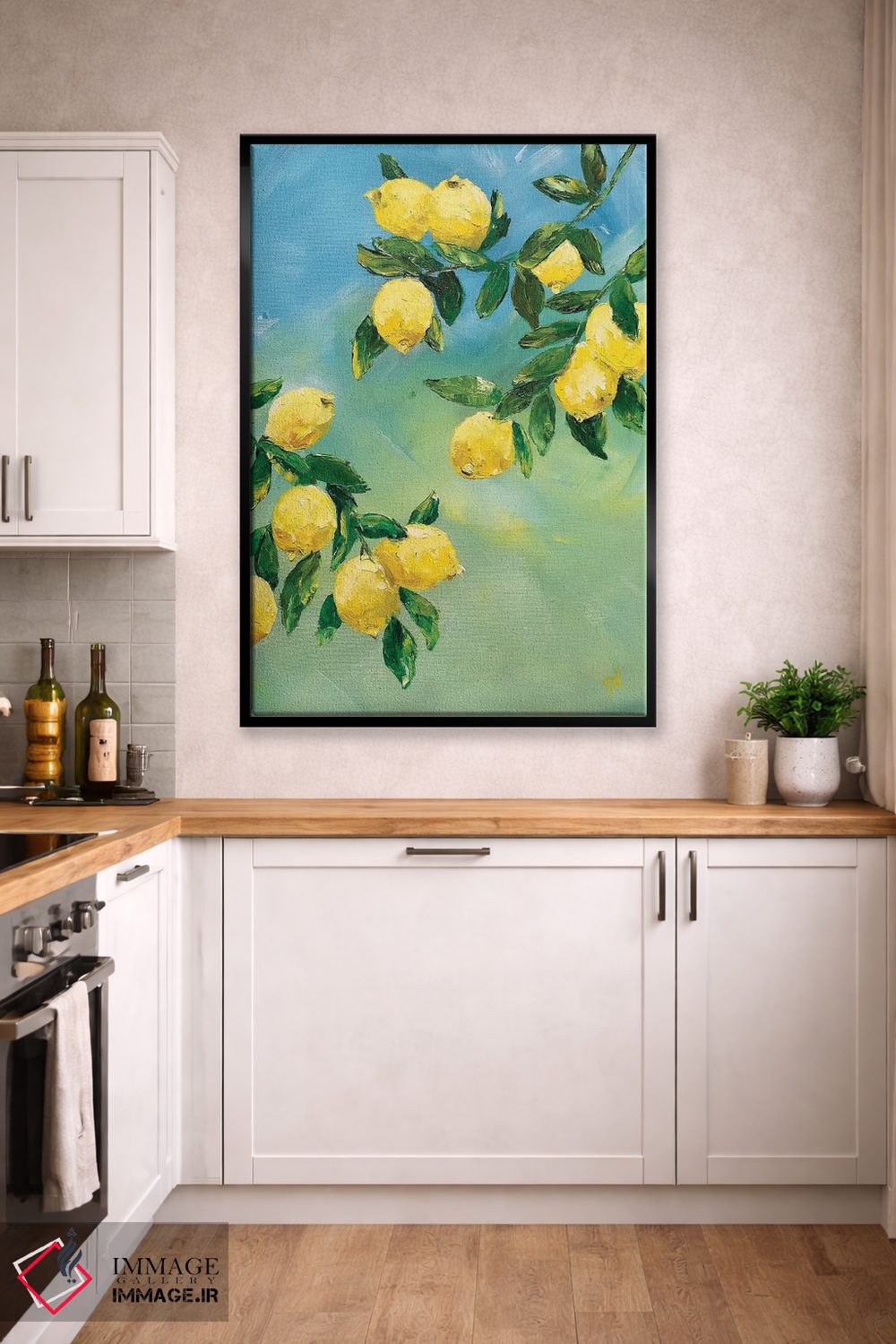تابلو دکوراتیو لیموها در آسمان اثر لنا اسمیرنوا - D2B