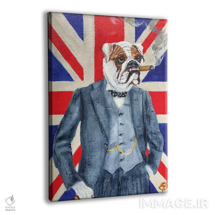 تابلو دکوراتیو حکومت بریتانیا اثر لنا اسمیرنوا - نمای پرسپکتیو محصول