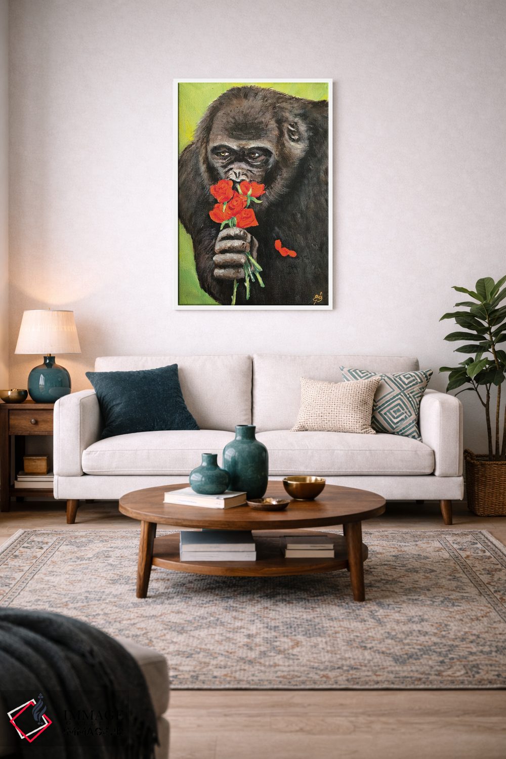 تابلو دکوراتیو من هم دوستت دارم اثر لنا اسمیرنوا - D3W