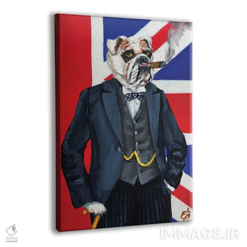 تابلو دکوراتیو وینستون اثر لنا اسمیرنوا - نمای پرسپکتیو محصول