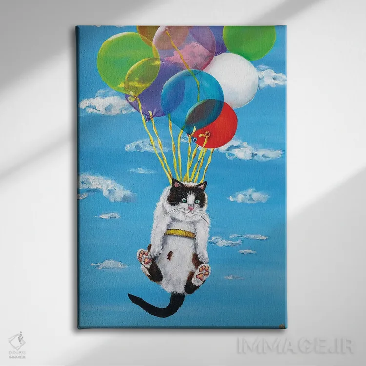 تابلو دکوراتیو سفر خوش شماره چهار اثر لنا اسمیرنوا - نمای روبهرو روی دیوار