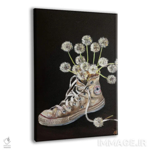 تابلو دکوراتیو قاصدک ها اثر لنا اسمیرنوا - نمای پرسپکتیو محصول