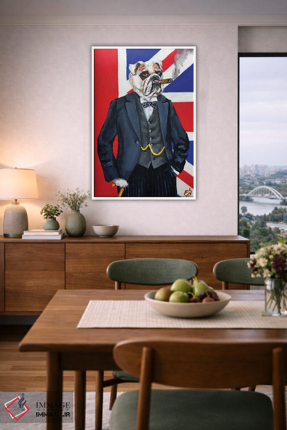 تابلو دکوراتیو وینستون اثر لنا اسمیرنوا - D5W