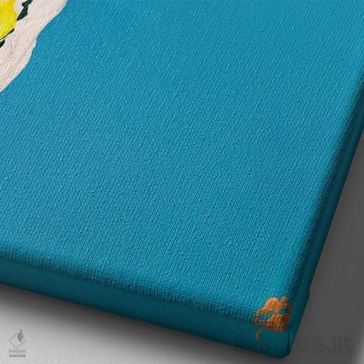 تابلو دکوراتیو آسمان اثر لنا اسمیرنوا - نمای نزدیک بافت بوم