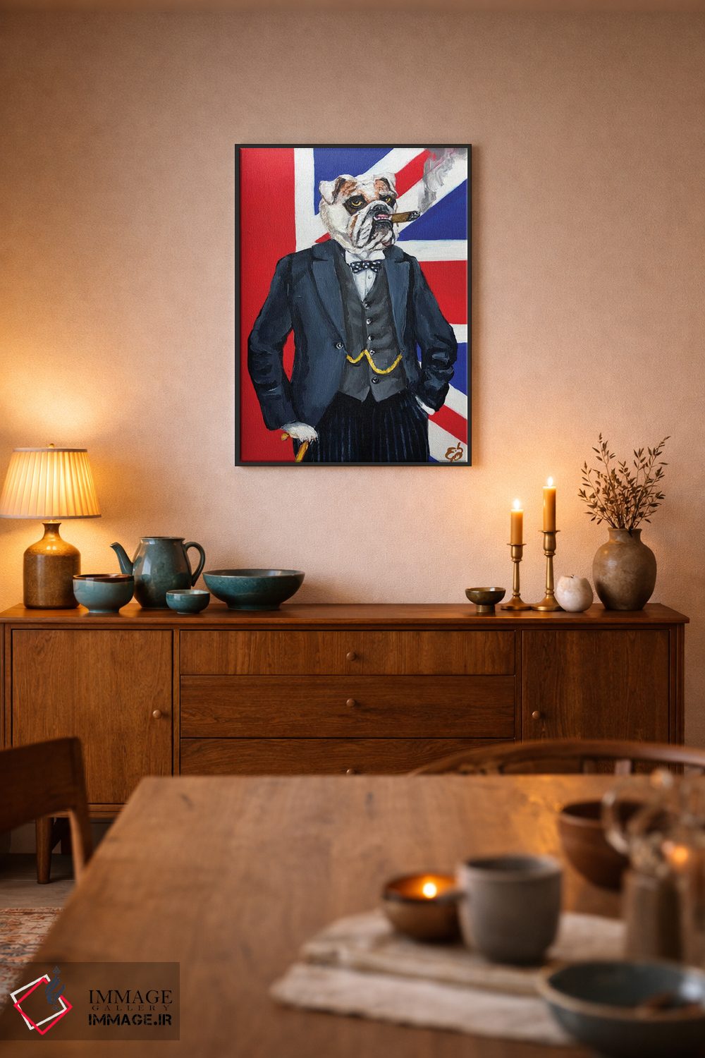 تابلو دکوراتیو وینستون اثر لنا اسمیرنوا - D6B