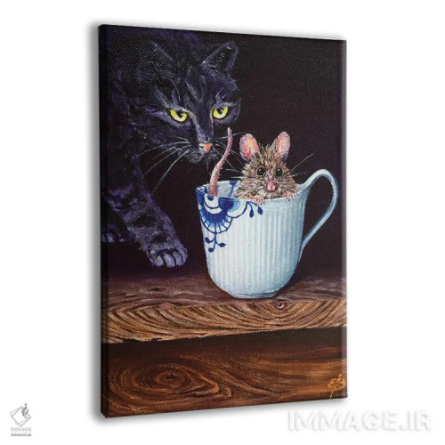 تابلو دکوراتیو چای برای دو نفر VIII اثر لنا اسمیرنوا - نمای پرسپکتیو محصول