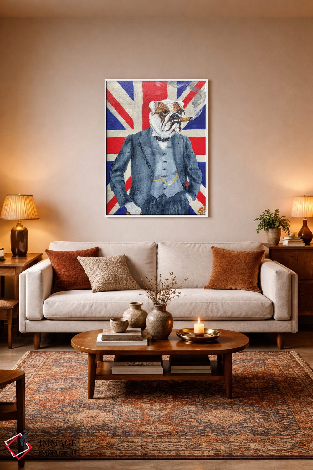 تابلو دکوراتیو حکومت بریتانیا اثر لنا اسمیرنوا - D2W