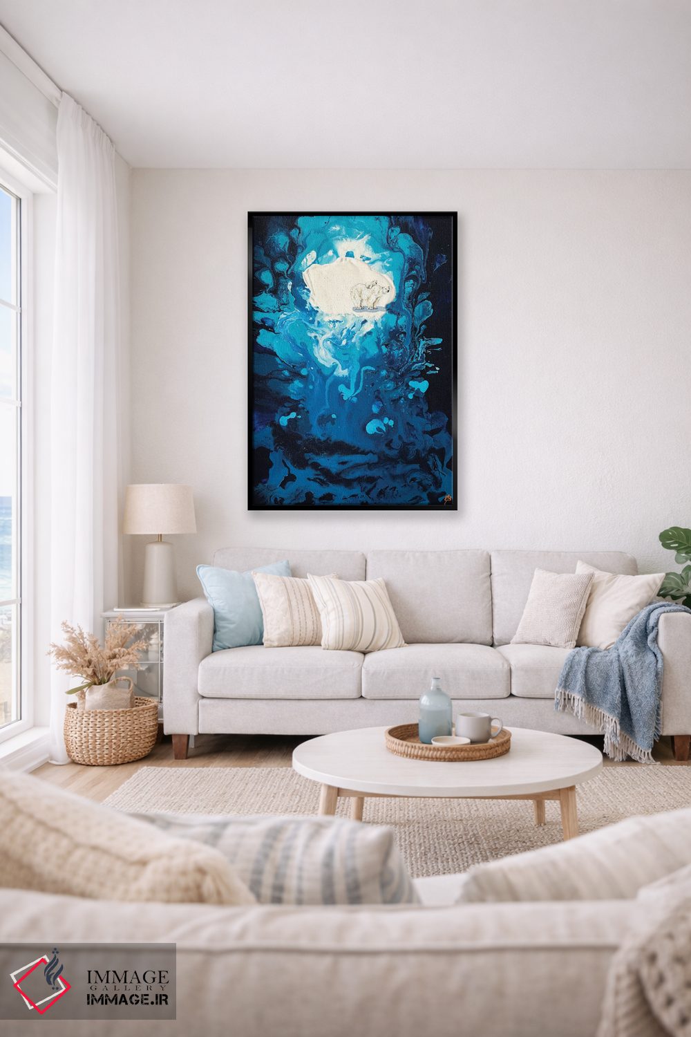 تابلو دکوراتیو یخ شماره پنج اثر لنا اسمیرنوا - D1B