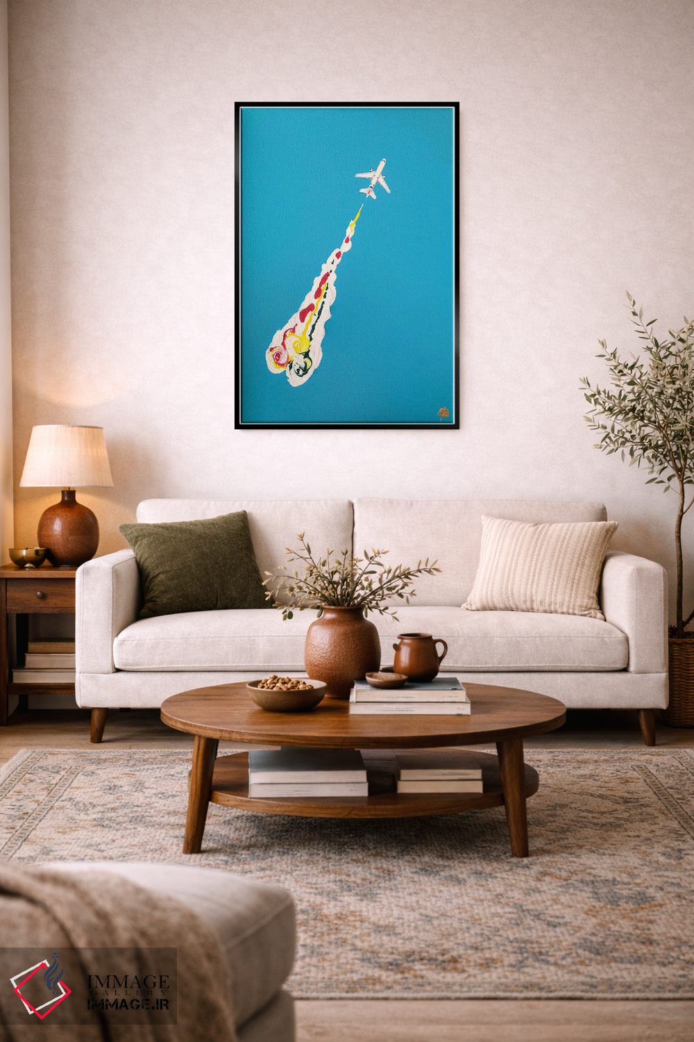 تابلو دکوراتیو آسمان اثر لنا اسمیرنوا - D4B