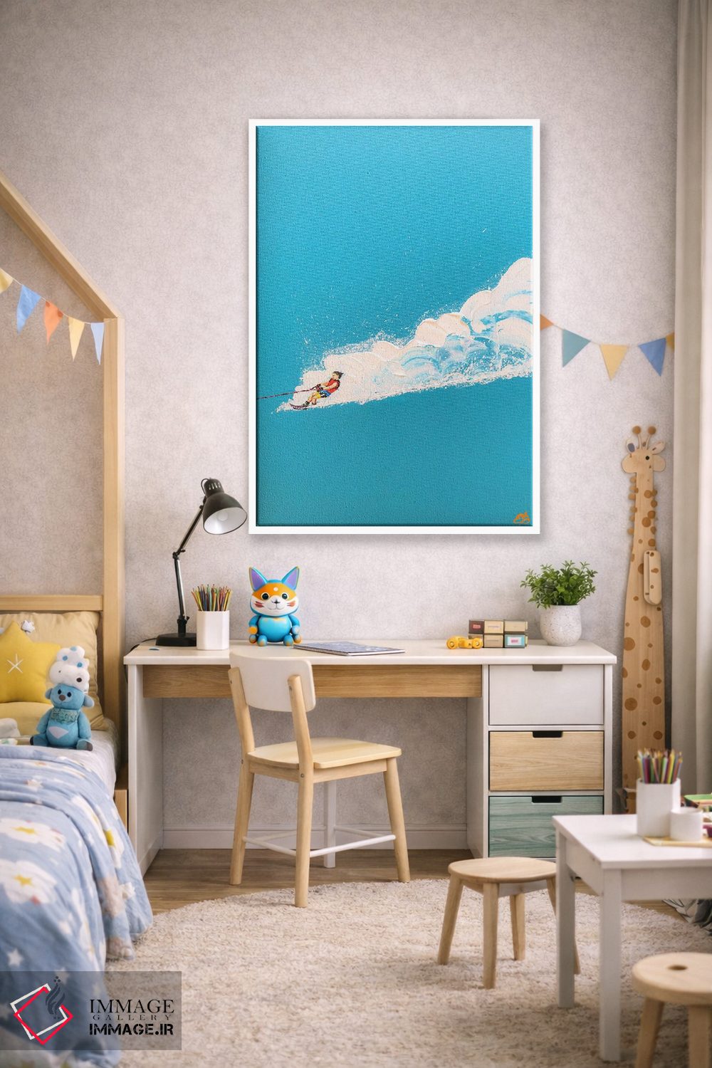 تابلو دکوراتیو سرعت اثر لنا اسمیرنوا - D1W