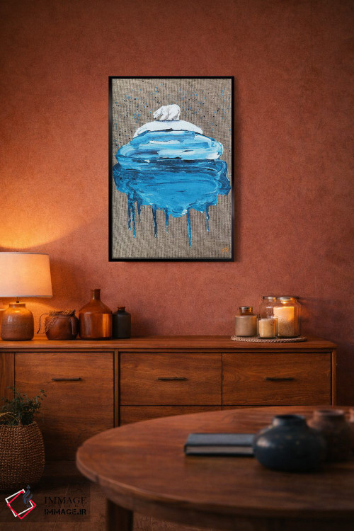 تابلو دکوراتیو یخ شماره سه اثر لنا اسمیرنوا - D5B
