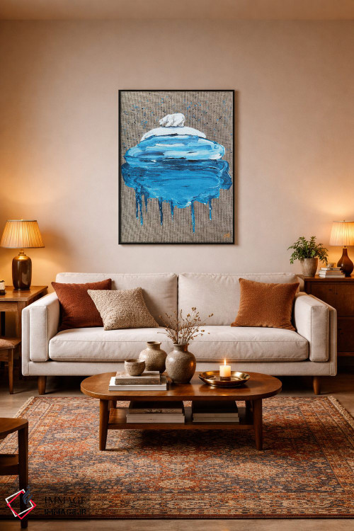 تابلو دکوراتیو یخ شماره سه اثر لنا اسمیرنوا - D4B