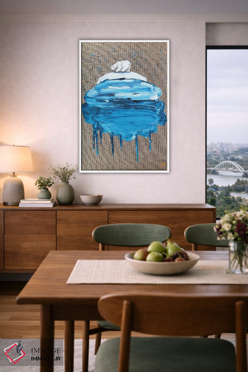 تابلو دکوراتیو یخ شماره سه اثر لنا اسمیرنوا - D6W