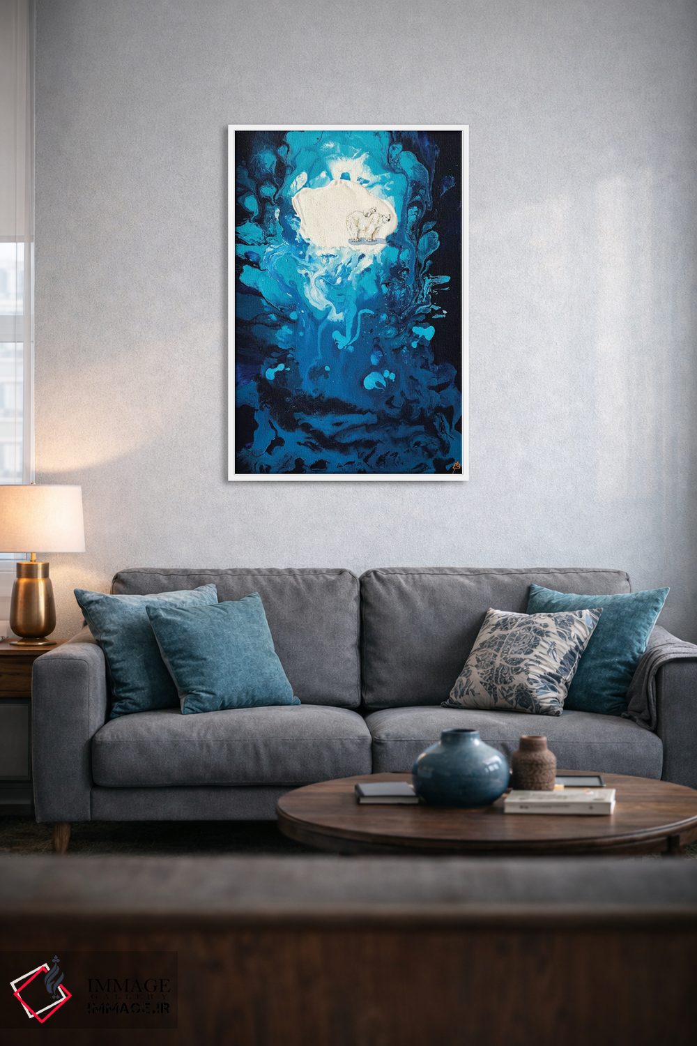 تابلو دکوراتیو یخ شماره پنج اثر لنا اسمیرنوا - D5W