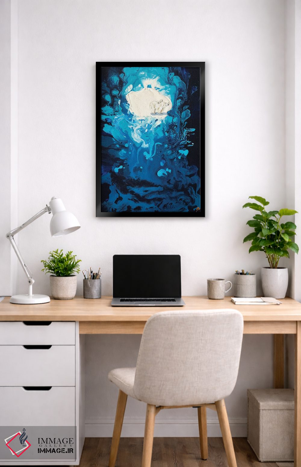 تابلو دکوراتیو یخ شماره پنج اثر لنا اسمیرنوا - D6B