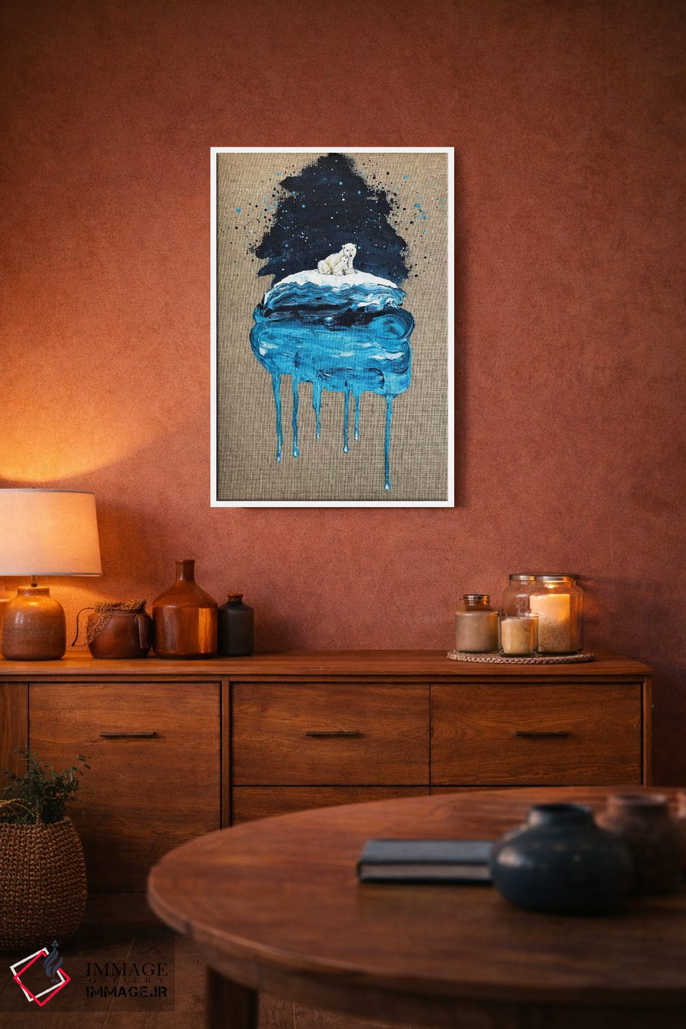 تابلو دکوراتیو یخ شماره شش اثر لنا اسمیرنوا - D2W