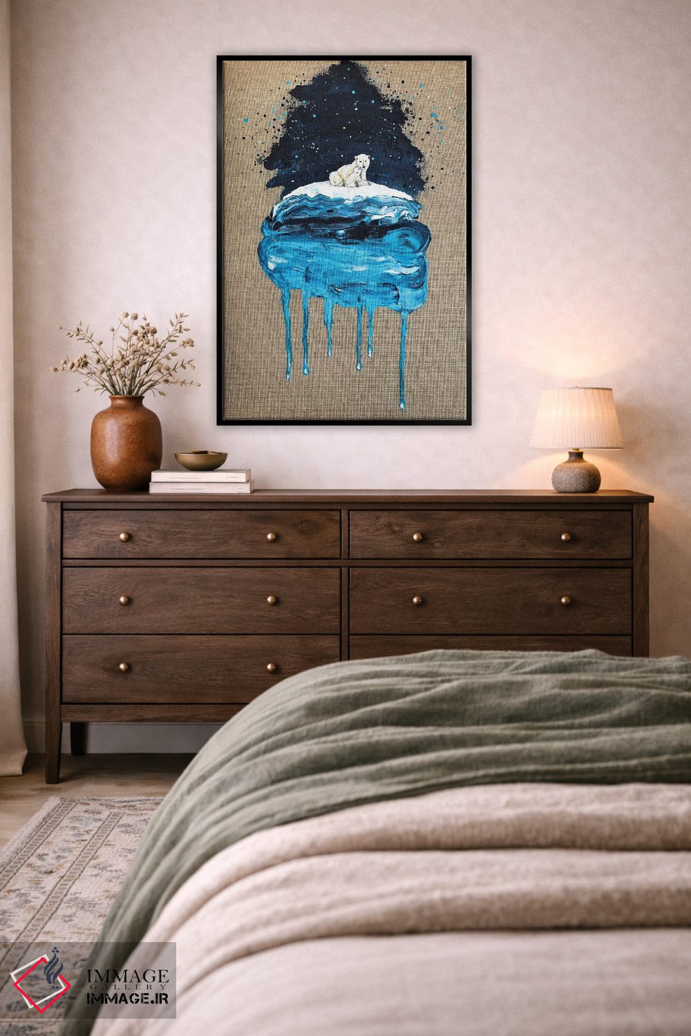 تابلو دکوراتیو یخ شماره شش اثر لنا اسمیرنوا - D4B