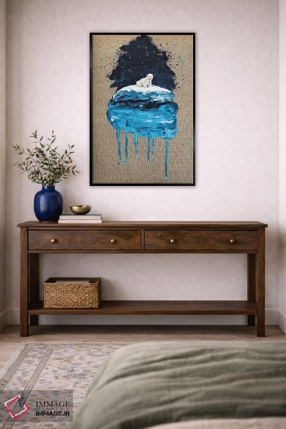 تابلو دکوراتیو یخ شماره شش اثر لنا اسمیرنوا - D5B