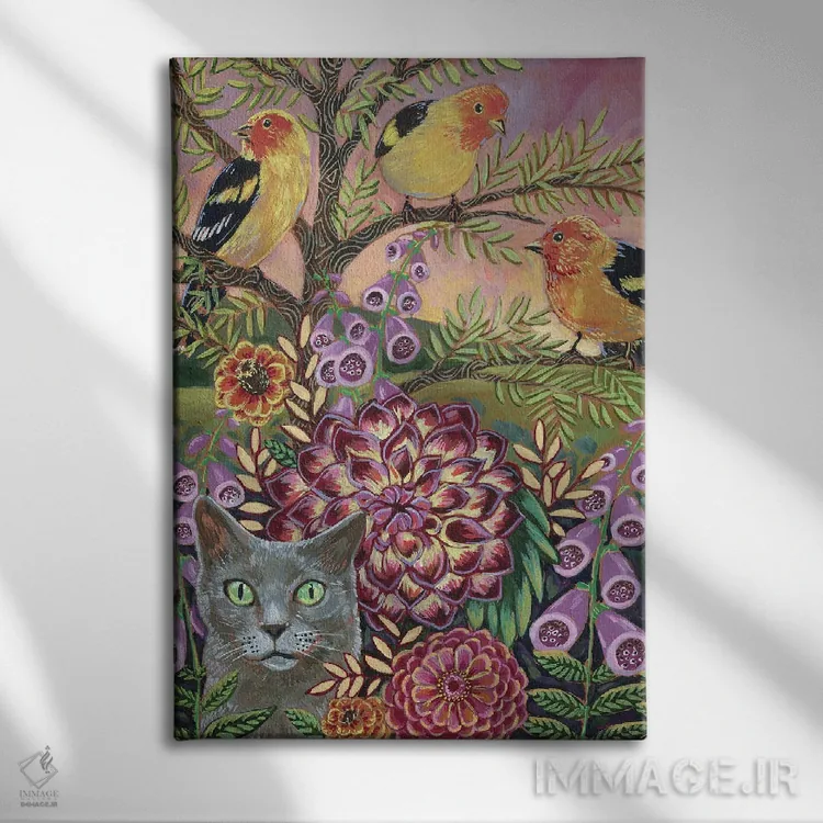 تابلو دکوراتیو آماده باش کامل اثر لینه آ توبیاس - نمای روبهرو روی دیوار