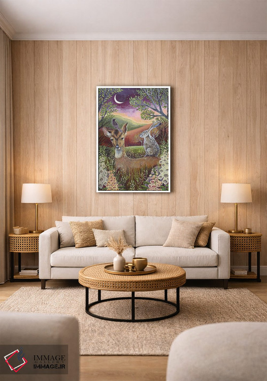 تابلو دکوراتیو مسافران سپیده دم اثر لینه آ توبیاس - D1W