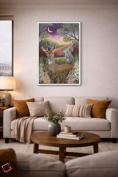 تابلو دکوراتیو مسافران سپیده دم اثر لینه آ توبیاس - D4W