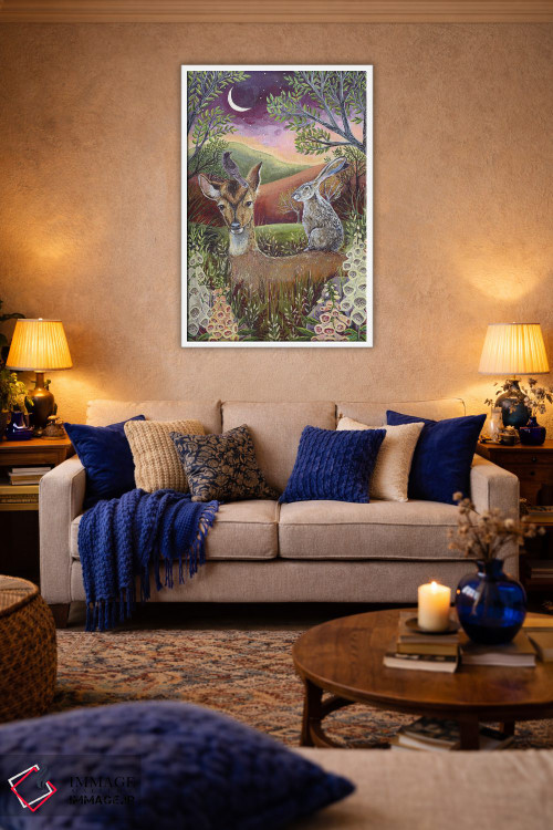 تابلو دکوراتیو مسافران سپیده دم اثر لینه آ توبیاس - D3W