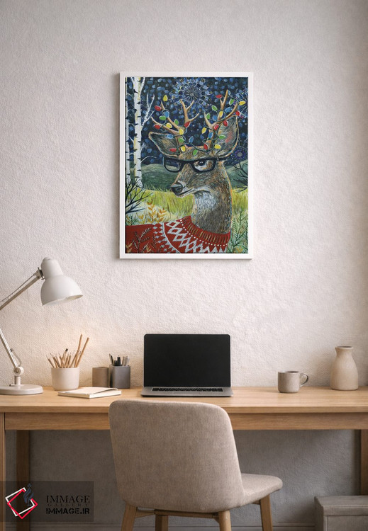 تابلو دکوراتیو شب زمستانی اثر لینه آ توبیاس - D1W