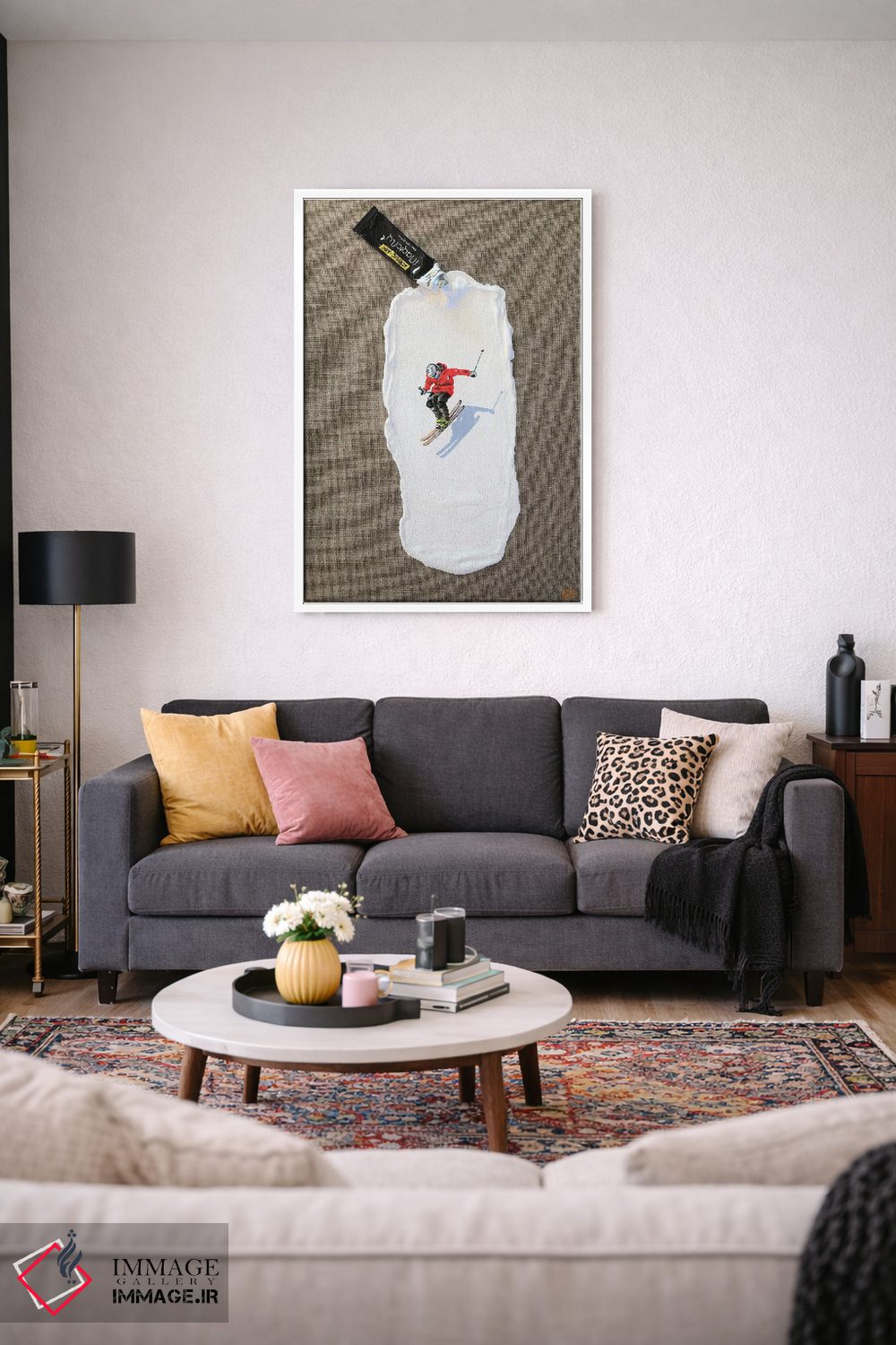 تابلو دکوراتیو پیست اسکی III اثر لنا اسمیرنوا - D2W