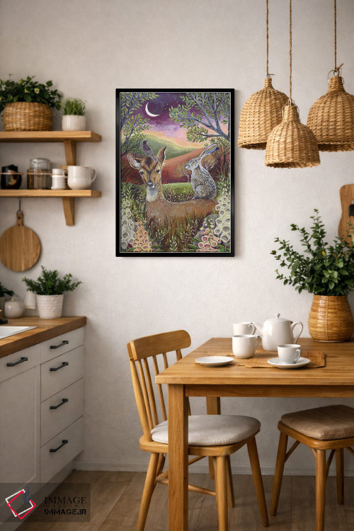 تابلو دکوراتیو مسافران سپیده دم اثر لینه آ توبیاس - D5B