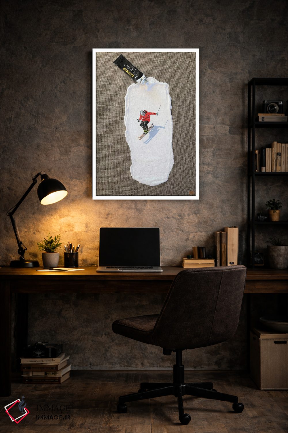 تابلو دکوراتیو پیست اسکی III اثر لنا اسمیرنوا - D5W
