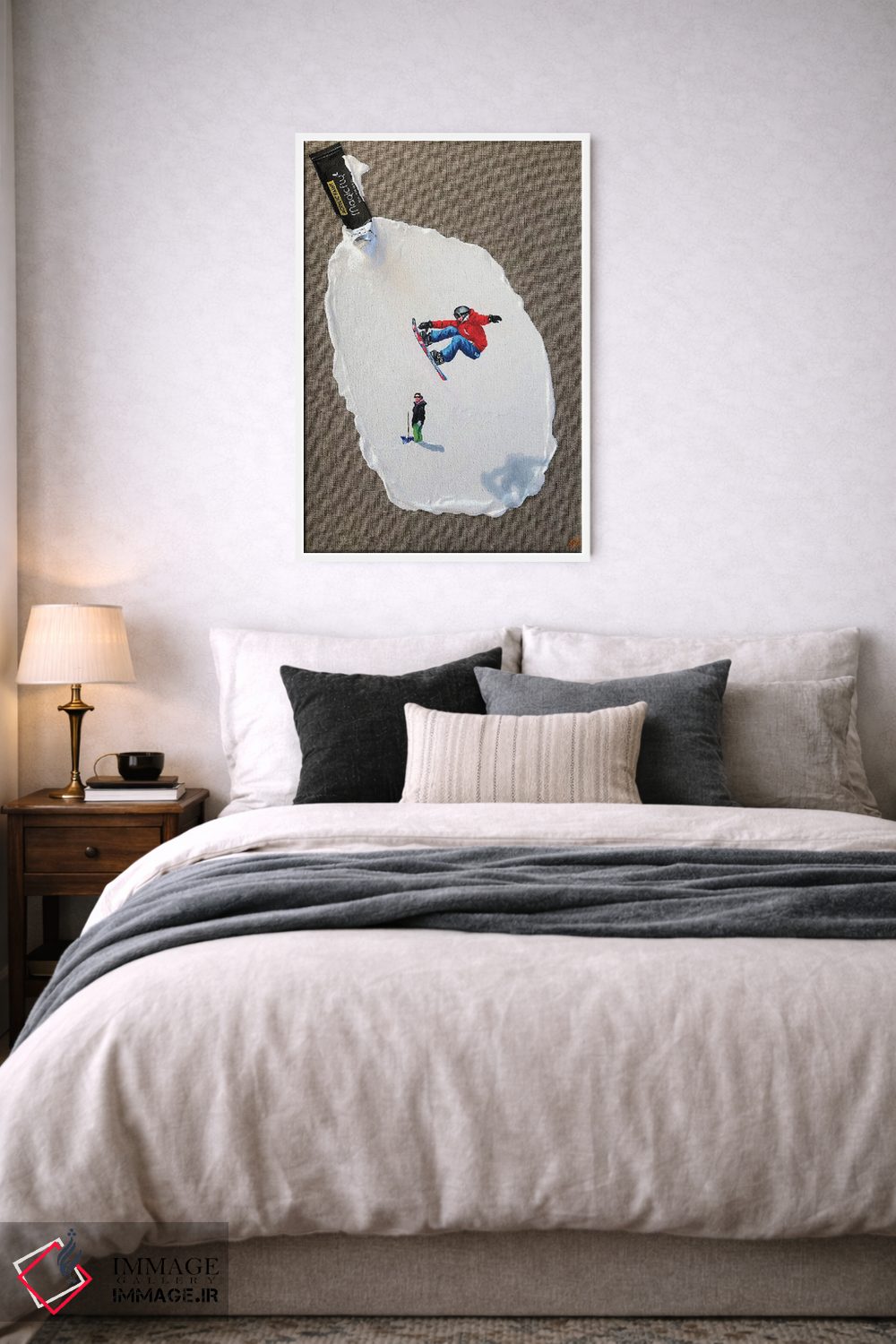 تابلو دکوراتیو پیست اسکی IV اثر لنا اسمیرنوا - D5W