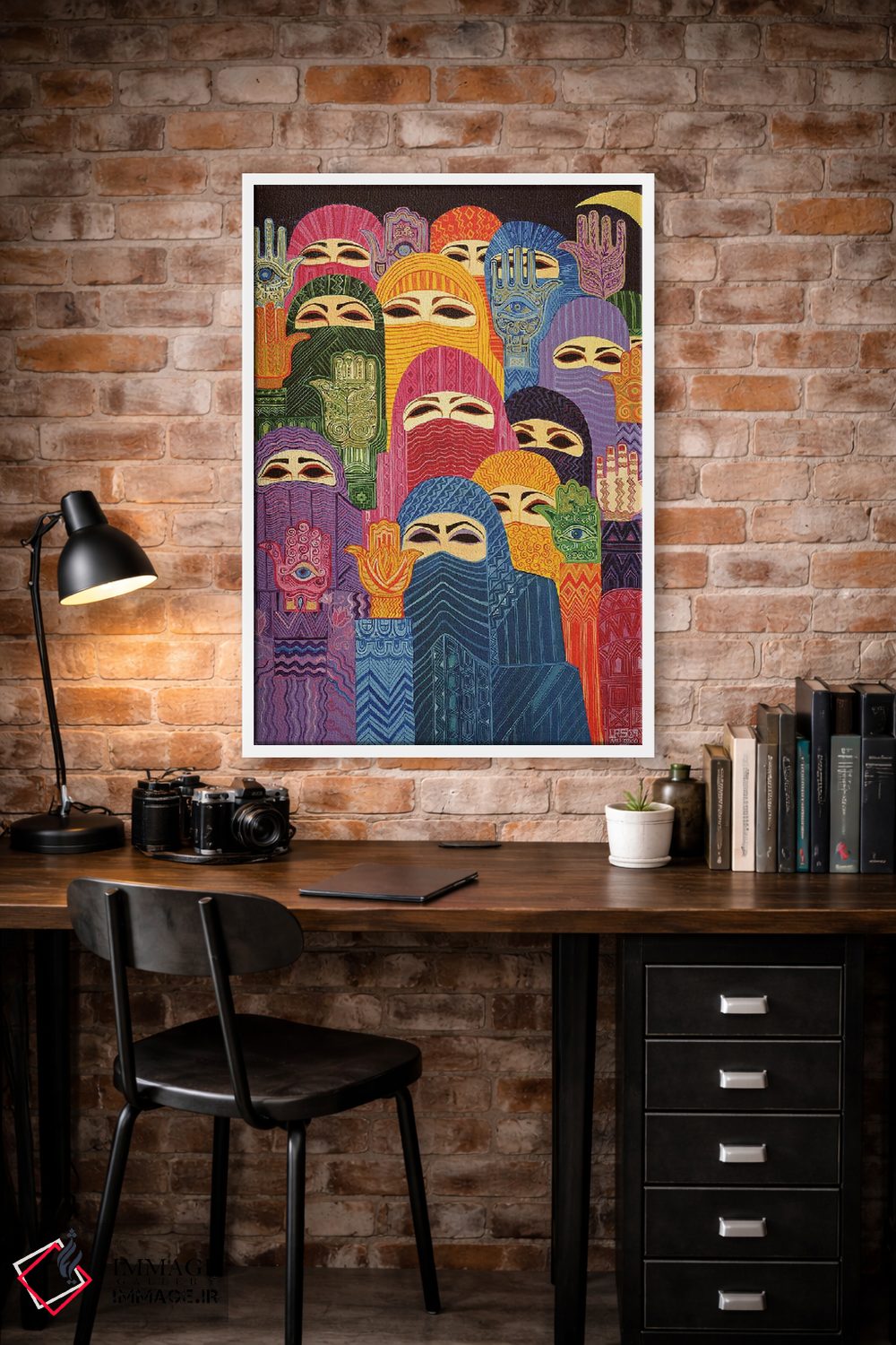 تابلو کلاسیک دستان فاطمه، ۱۹۸۹ اثر لیل شوا - D1W