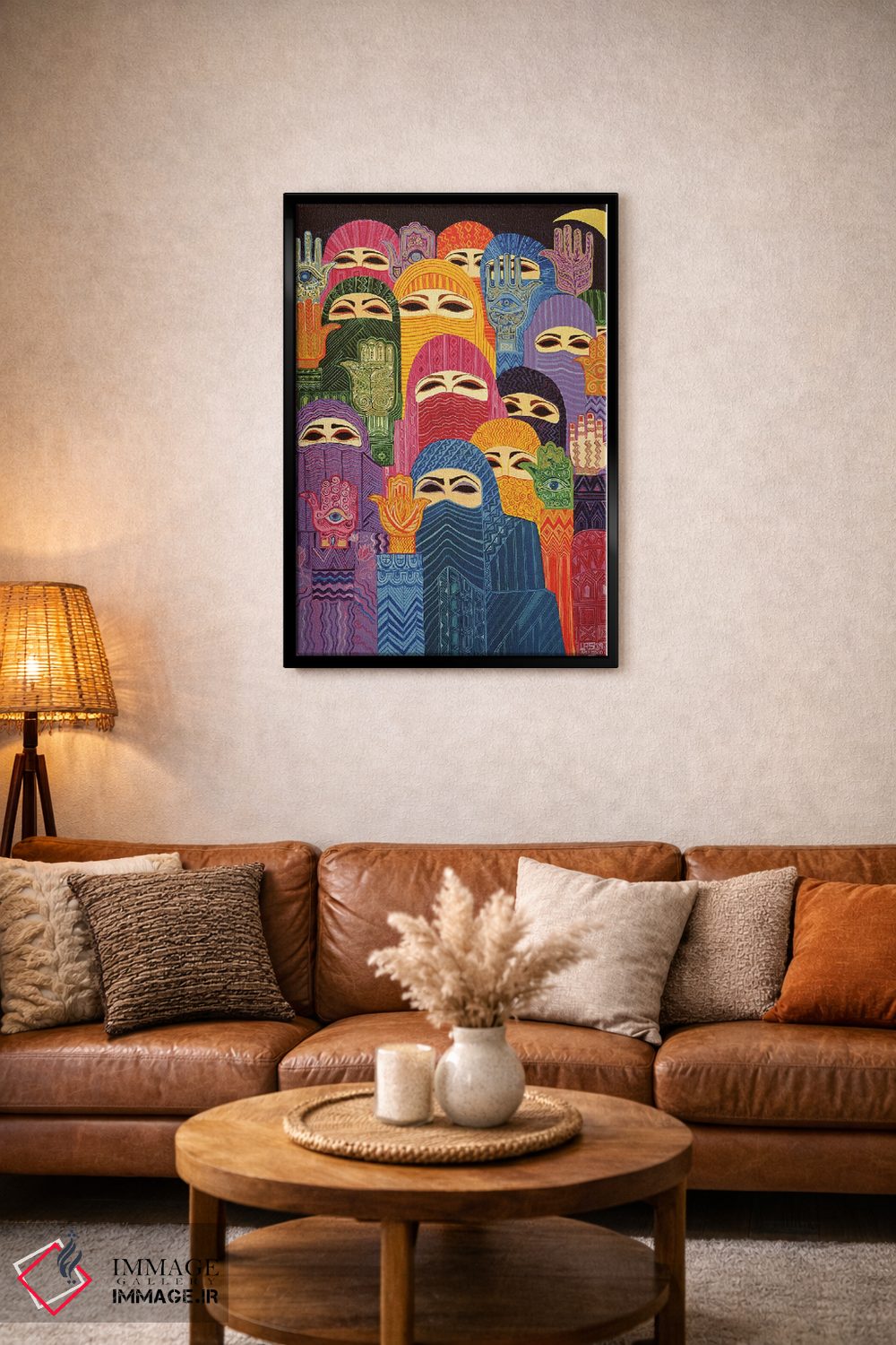 تابلو کلاسیک دستان فاطمه، ۱۹۸۹ اثر لیل شوا - D3B