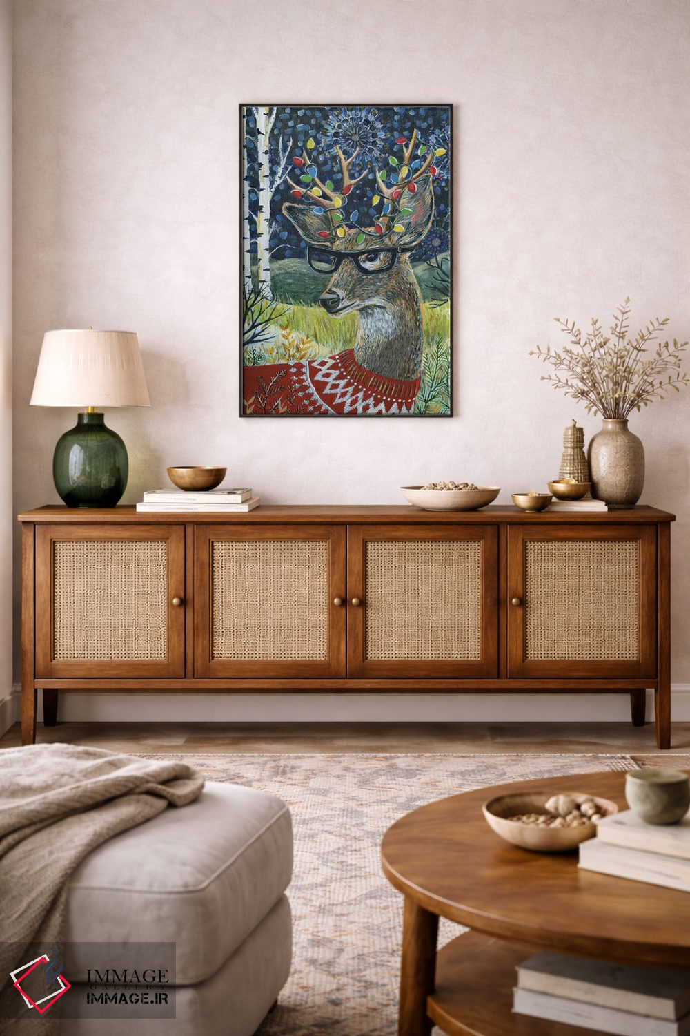 تابلو دکوراتیو شب زمستانی اثر لینه آ توبیاس - D5B