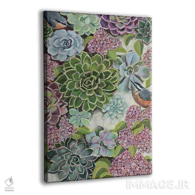 تابلو دکوراتیو سینه سرخ سرخ سینه اثر لینه آ توبیاس - نمای پرسپکتیو محصول