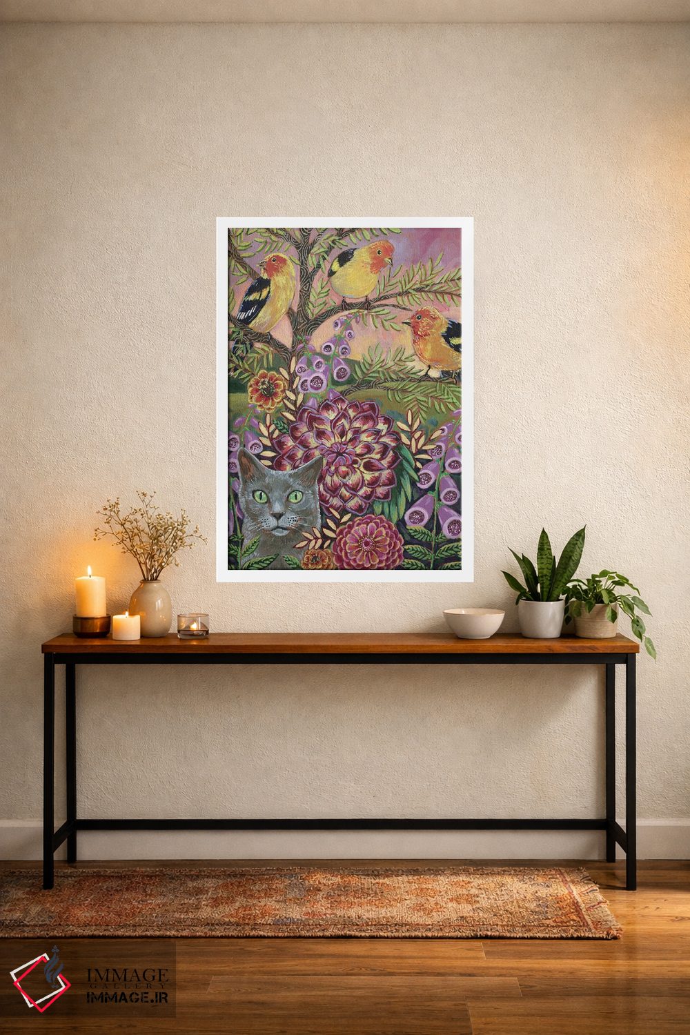 تابلو دکوراتیو آماده باش کامل اثر لینه آ توبیاس - D3W