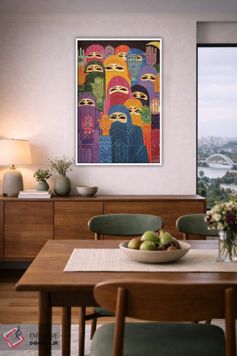 تابلو کلاسیک دستان فاطمه، ۱۹۸۹ اثر لیل شوا - D6W