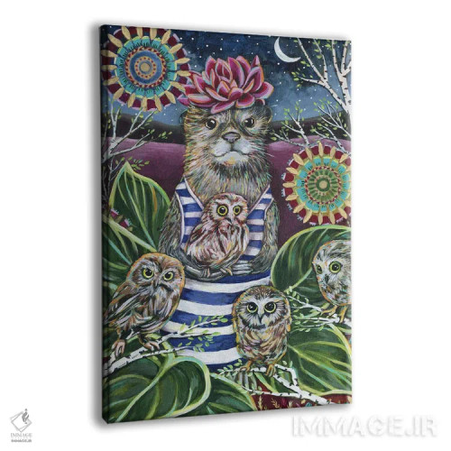 تابلو دکوراتیو پرستار کودک اثر لینه آ توبیاس - نمای پرسپکتیو محصول