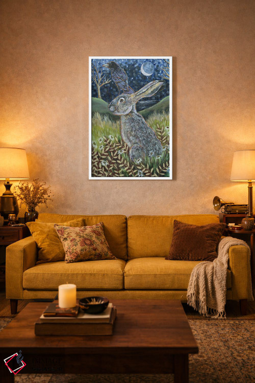 تابلو دکوراتیو در جستجوی پناهگاه اثر لینه آ توبیاس - D1W