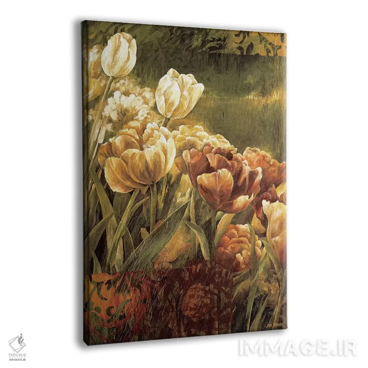 تابلو دکوراتیو باغ تابستانی II اثر لیندا تامپسون - نمای پرسپکتیو محصول