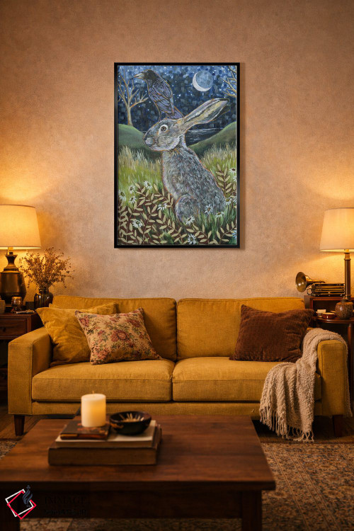 تابلو دکوراتیو در جستجوی پناهگاه اثر لینه آ توبیاس - D5B