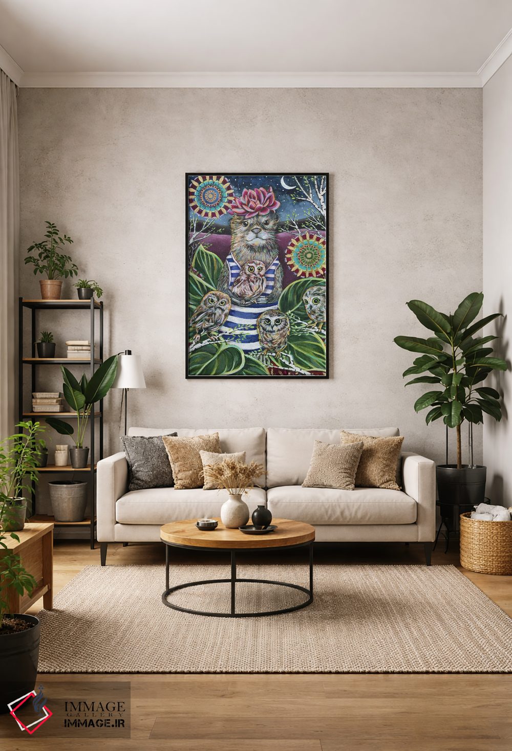 تابلو دکوراتیو پرستار کودک اثر لینه آ توبیاس - D1B