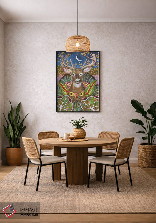 تابلو دکوراتیو هماهنگ شدن با محیط اثر لینه آ توبیاس - D4B